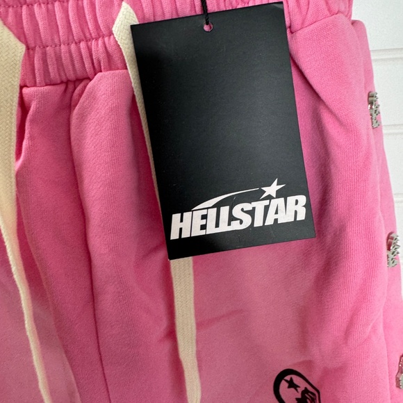 NEW Authentic Hellstar Pink Shorts Medium - Picture 4 of 10